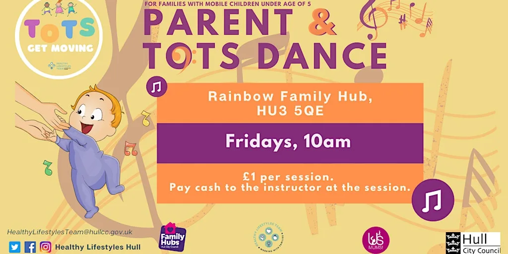 Parent and Tots Dance (Rainbow Family Hub) at The Rainbow Children's Centre