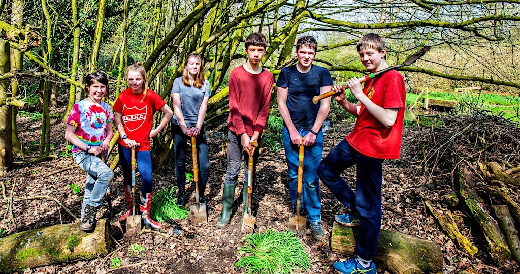 Young Wardens Ipswich at Spring Wood (ECC 2815) at Spring Wood