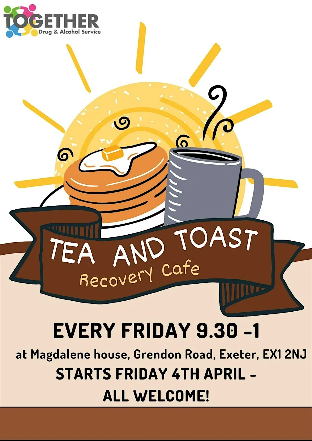 Tea and Toast Recovery Cafe at Magdelene House, Grendon Road