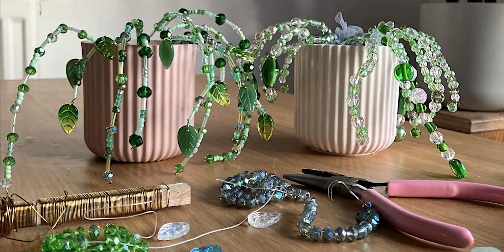 Beaded Houseplant Craft Workshop at The Greenway Hotel & Spa