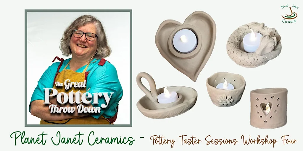 Pottery Taster Workshop; Make your own tea light candle holder at Saron Community Hall