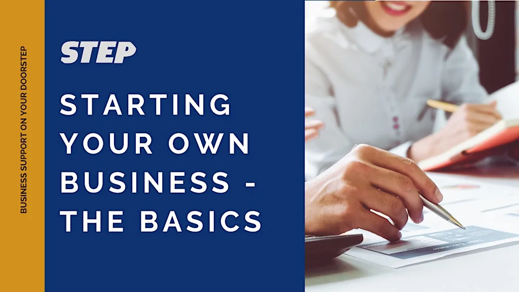 Starting Your Own Business – The Basics at STEP