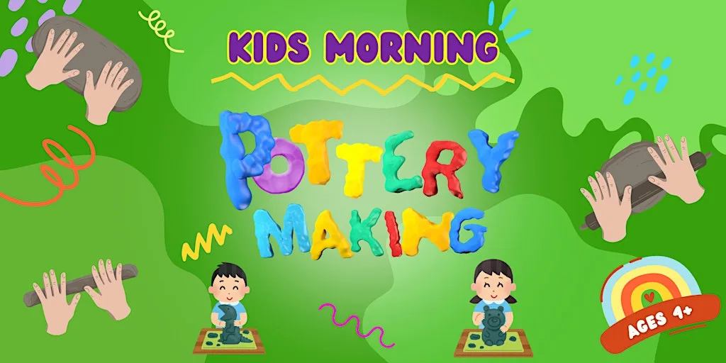 Beginners Pottery Making: Kids Morning at This Must Be The Place
