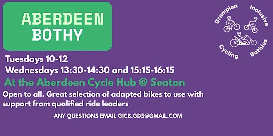 Aberdeen Adapted Cycling - Tuesday 11 - 12 Session at The Raymond Kelly Pavillion