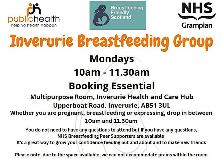 Inverurie Breastfeeding Group at Inverurie Health and Care Hub