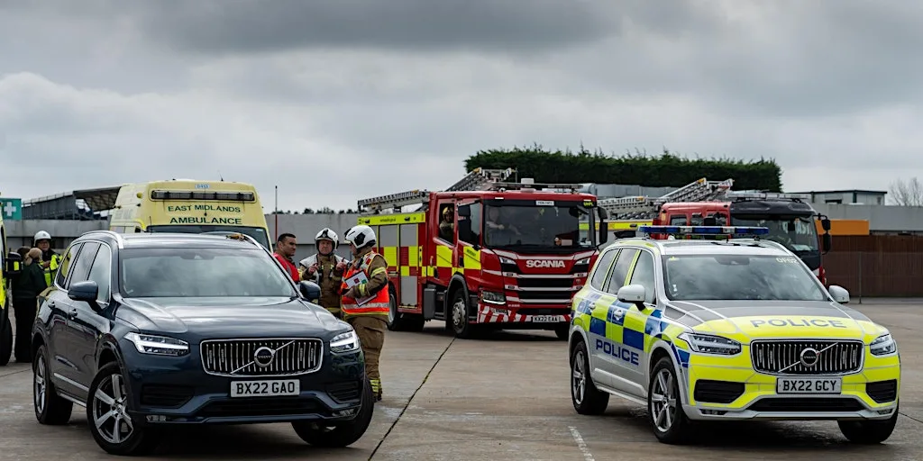 The blue light breakfast - Police and Fire Stop Career Shop