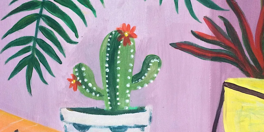 Sip & Paint Houseplant Lover
