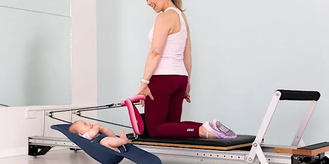 Post Natal Reformer Pilates (Baby in buggy) With Lisa at Hot Yoga Dublin | YogaNextDoor | Dublin | Malahide