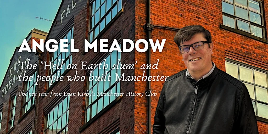 Manchester Angel Meadow guided walking tour with author Dean Kirby at Sadler's Yard