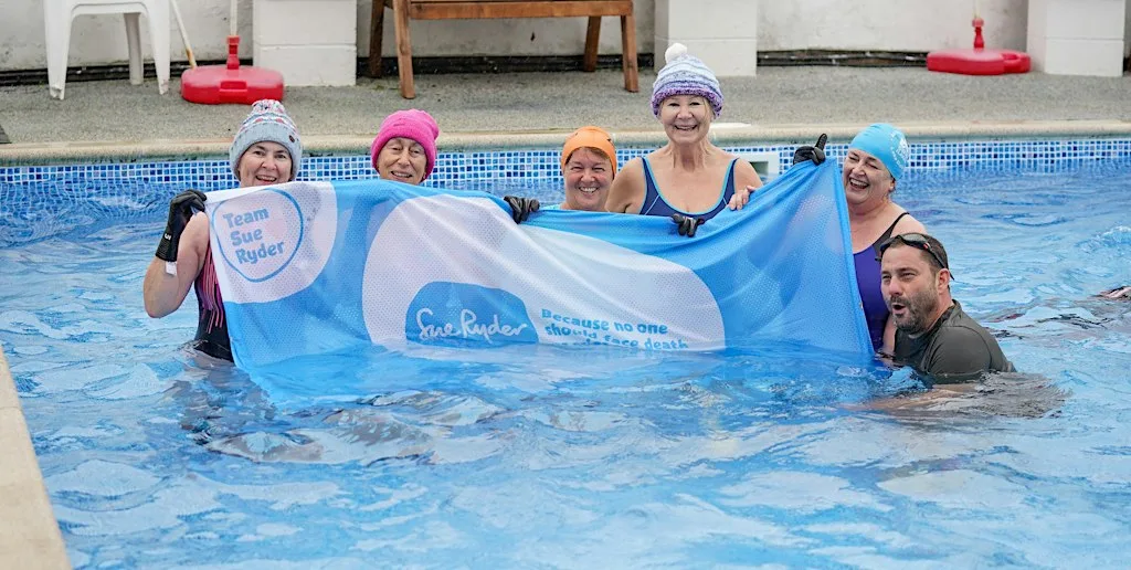 Sue Ryder Big Dip Bedford at Woburn Lido