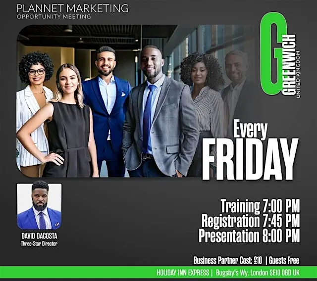 PlanNet Marketing Event, London Greenwich