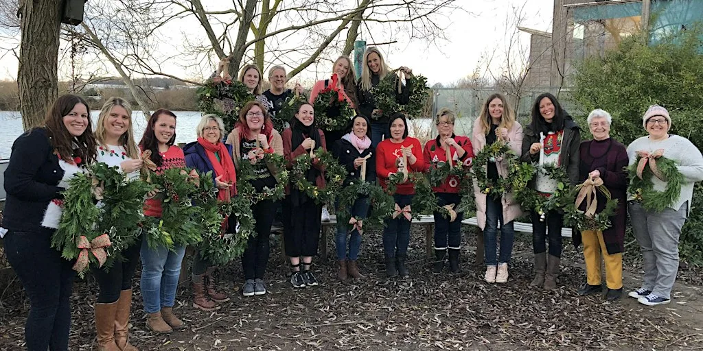 Christmas Wreath Making Workshop at Attenborough Nature Reserve - Parking at ANC