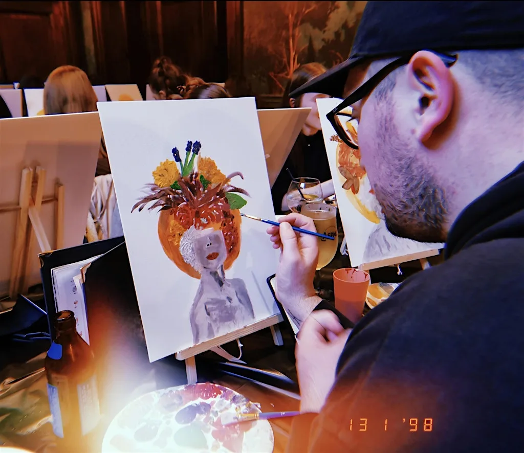 Boozy Brushes, Drag Colour Me Cosy & Hit Classics Paint Party! Glasgow at Blue Dog