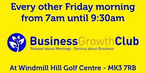 The most entertaining and informative business networking in Milton Keynes at Windmill Hill Golf Centre