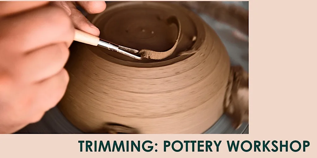 Trimming: Pottery workshop at Creative Bloc