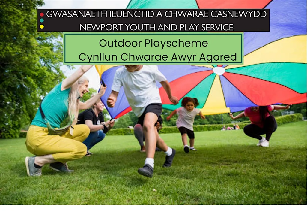 Outdoor Playscheme:Shaftesbury Park ages 5-12/Cynllun Chwarae Awyr Agored at Shaftesbury Park
