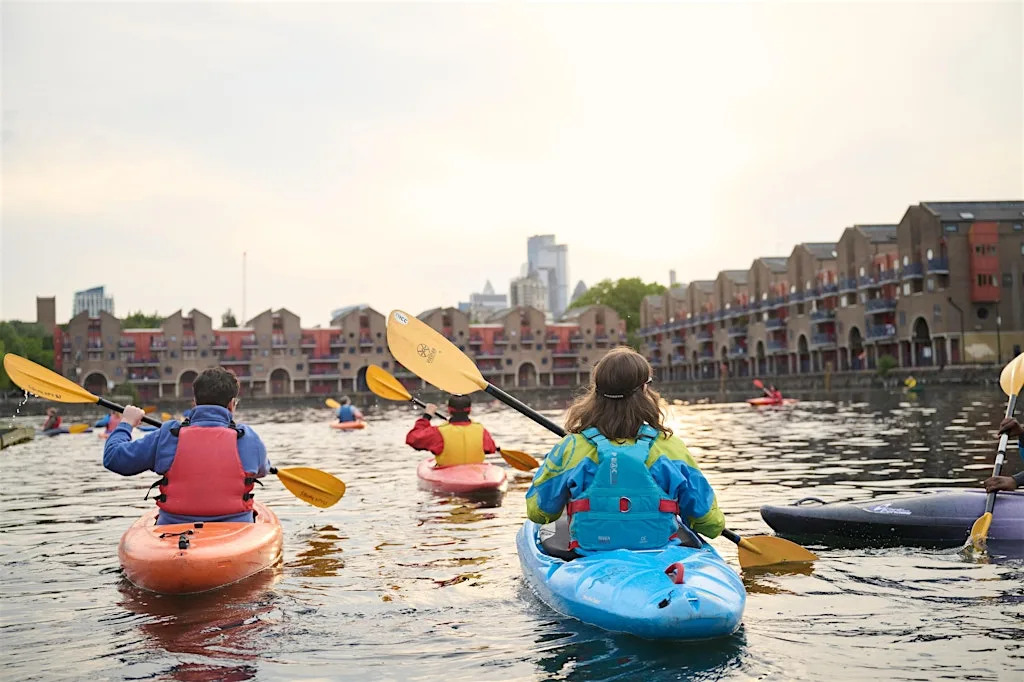 Sept 2026 Beginners' Kayaking induction programme (1st, 8th, 15th, 22nd) at Shadwell Basin