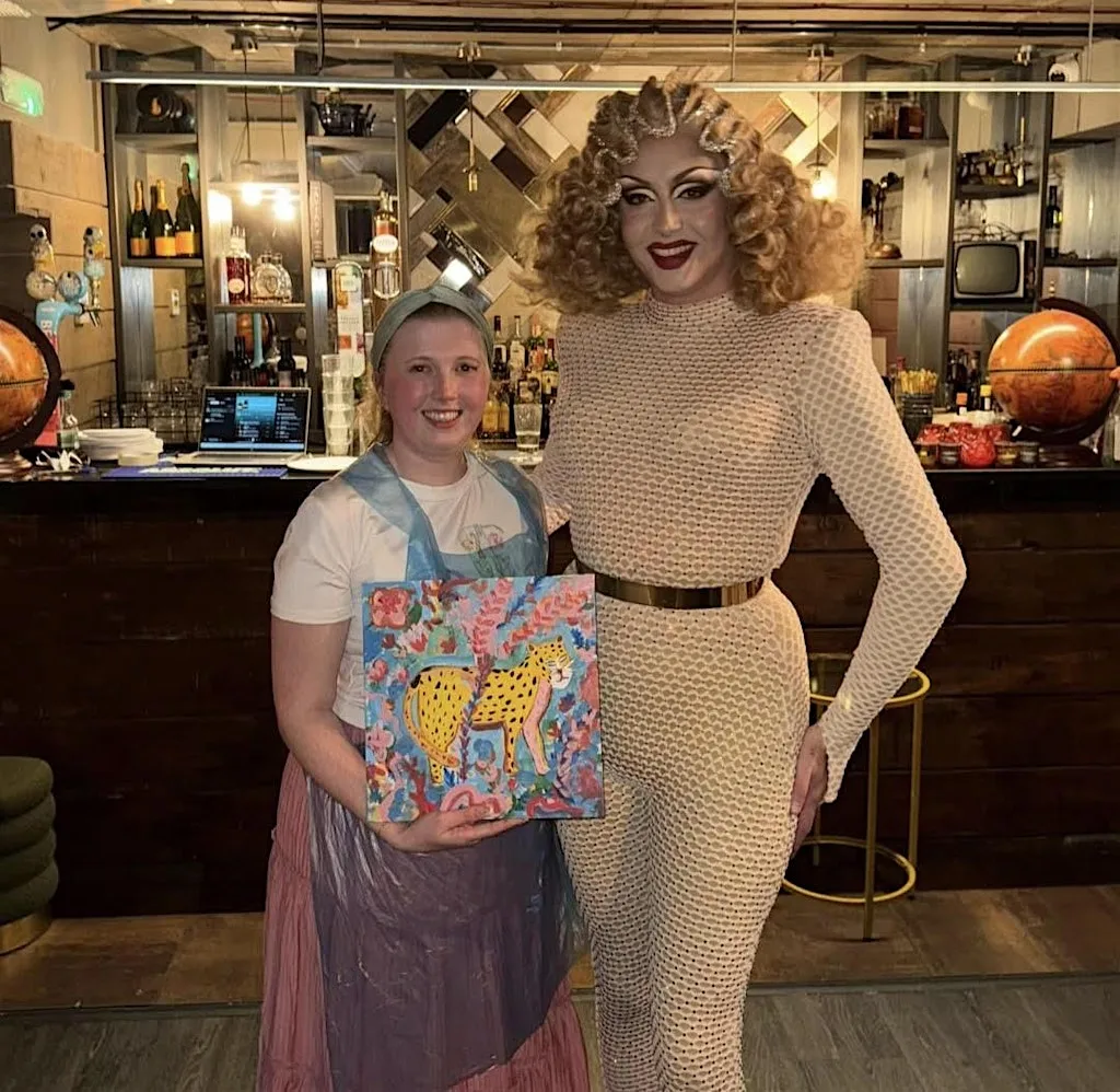 Boozy Brushes, Drag Disco Jungle Fever Sip and Paint Party! Edinburgh at Le Monde Hotel