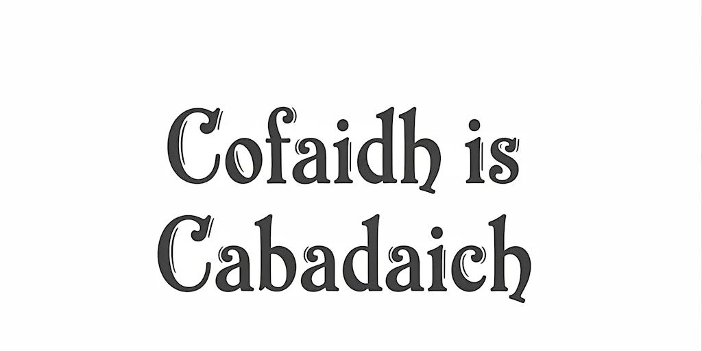 Cofaidh is Cabadaich Obar Dheathain at filo Coffee House