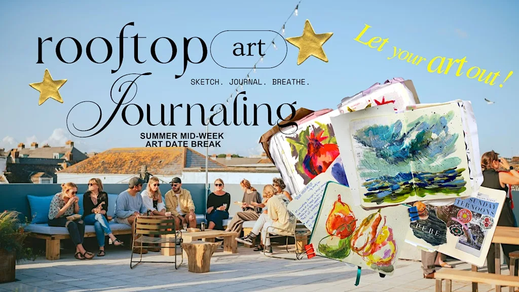 Rooftop Art Journaling Workshop - Daily Art Making Break at Light Studios (Creative Workspace)