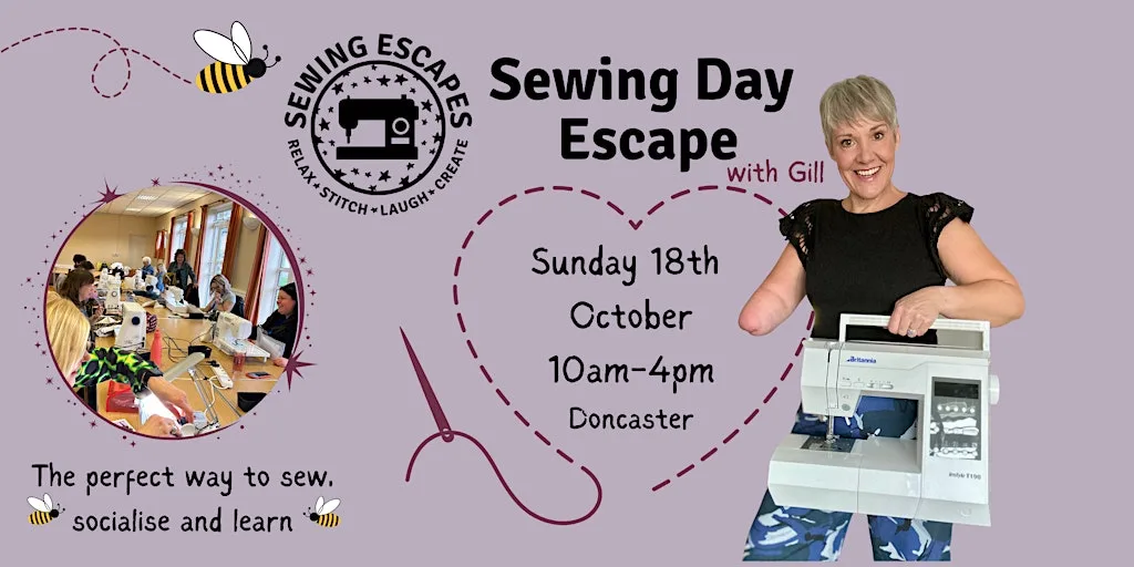 Sewing Day Escape - Sunday 18th October with Gill at Sprotbrough Venues - The Hall