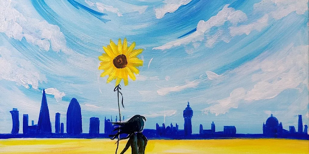 Sip & Paint Sunny London at London Art Bar, Holborn