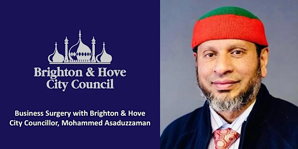 Brighton & Hove Council Business Surgery – Councillor Mohammed Asaduzzaman at BIPC, Jubilee Library