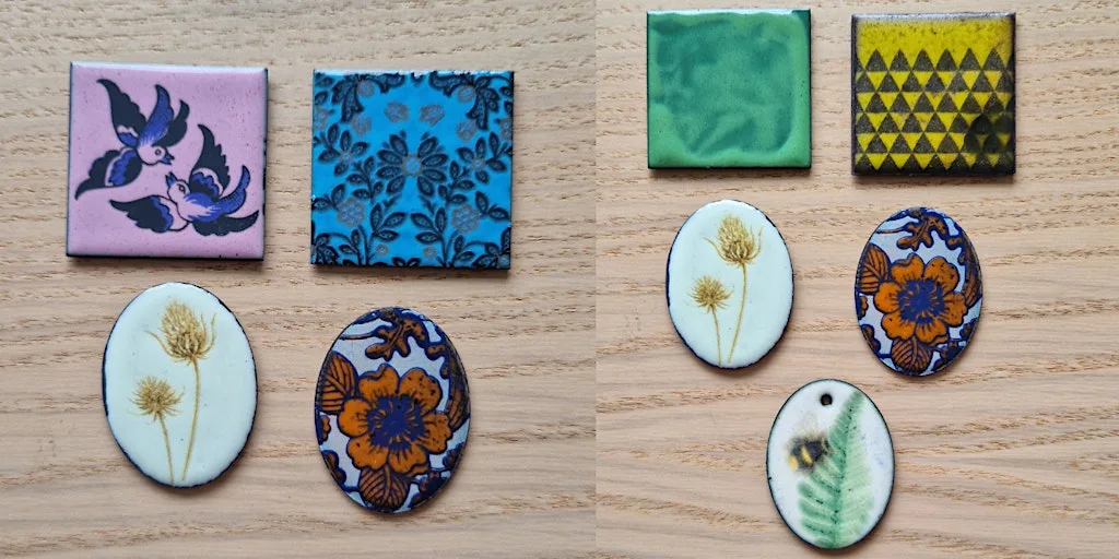 Enamel Decals at Coburg House Art Studios