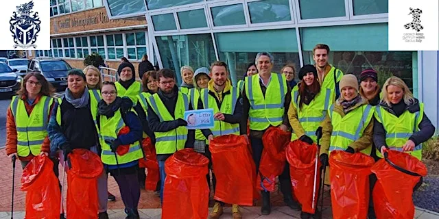 Litter Pick - Llandaff Campus Reception start - Cardiff Met University at Llandaff Campus Main Reception