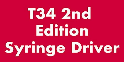 T34 2nd Edition Syringe Driver at Cornwall Hospice Care, St Julia's Hospice