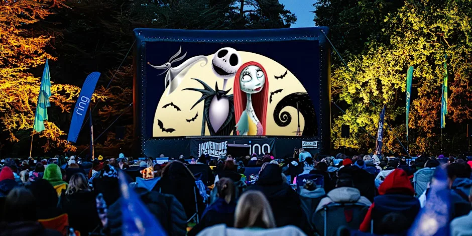 The Nightmare Before Christmas Outdoor Cinema at Lulworth Castle
