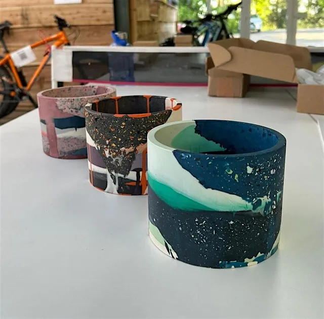 The Jesmonite Plant Pot Workshop with Objectify in HEBDEN BRIDGE