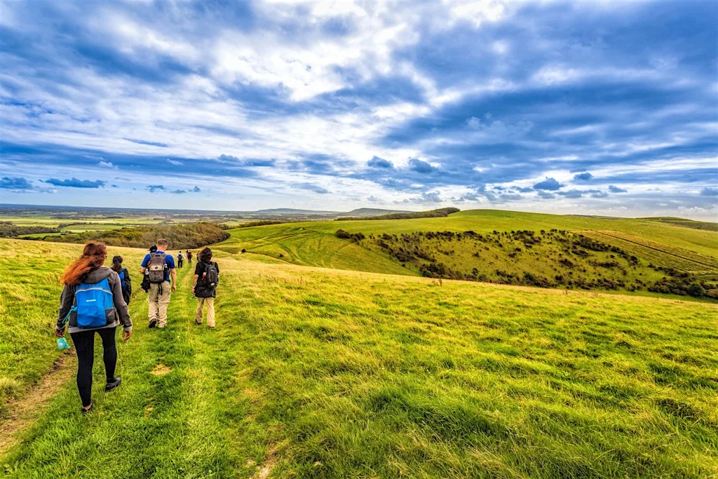 TOUGH HIKE 24km Lewes Circular - The Sea views & Hills of the South Downs at Victoria