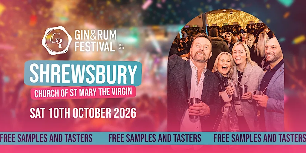 Gin & Rum Festival - Shrewsbury - 2026 at Church of St Mary the Virgin