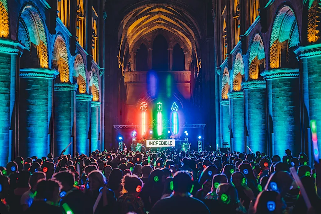 Silent Disco Dreamworld inside Hereford Cathedral - Friday 18th September at Hereford Cathedral