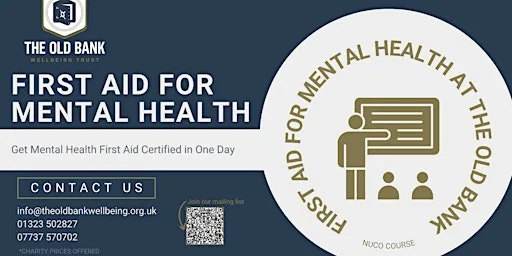First Aid for Mental Health (Level 2 RQF) - 1 day