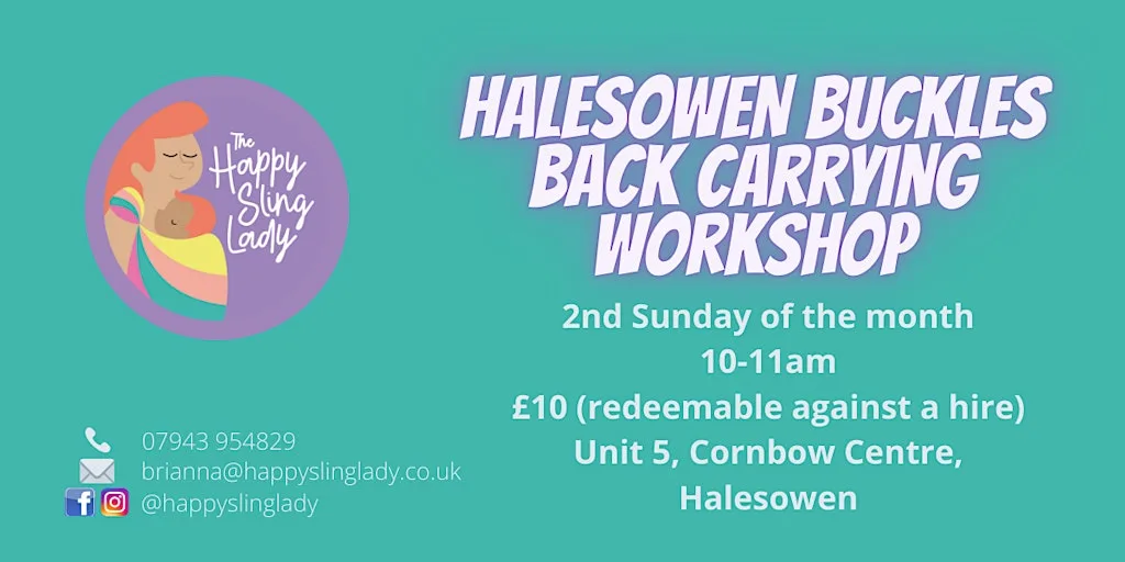 Halesowen Back Carrying Workshop at New Baby Network CIC