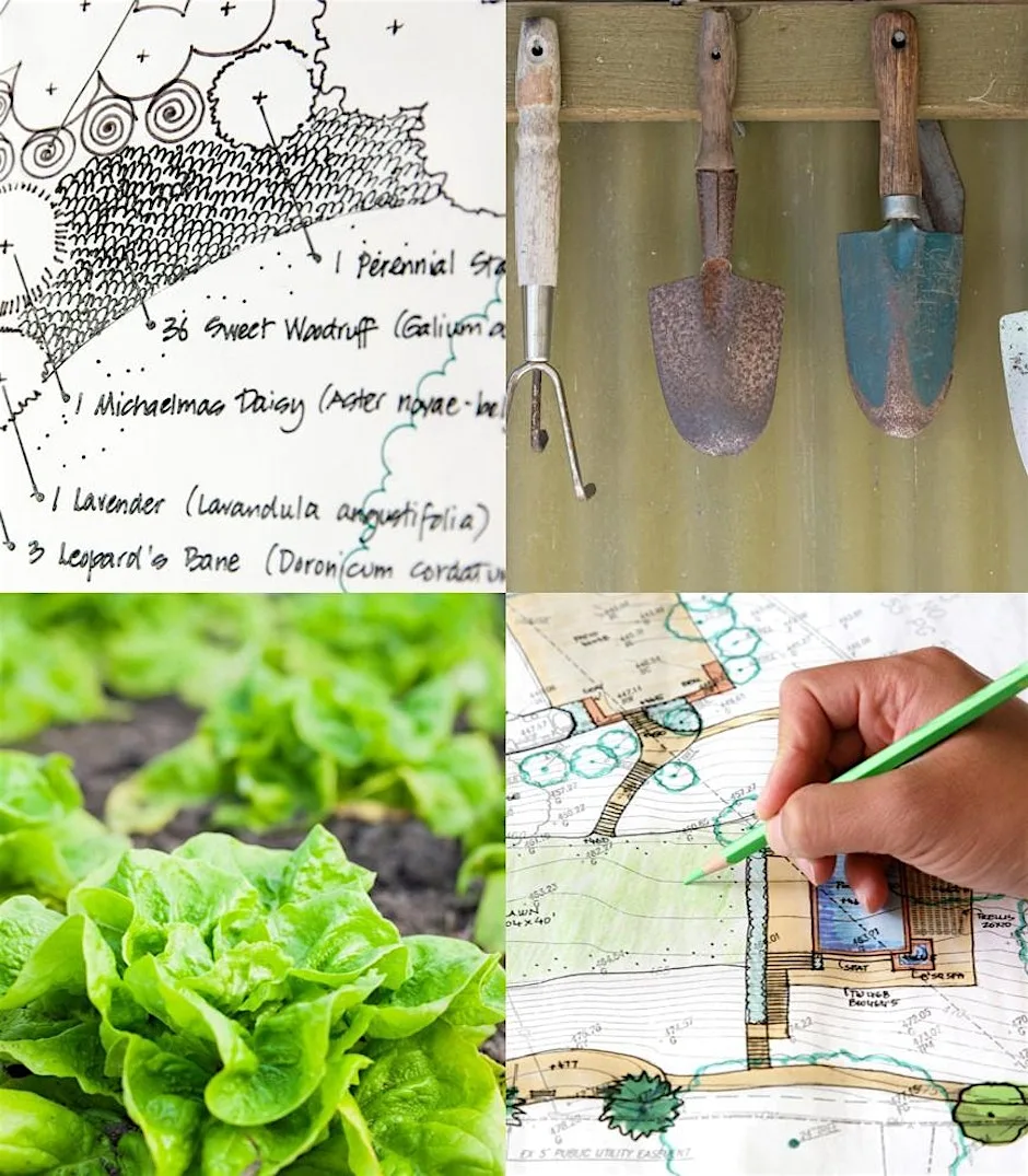 Introduction to designing a garden for food growing at Sheepdrove Organic Farm