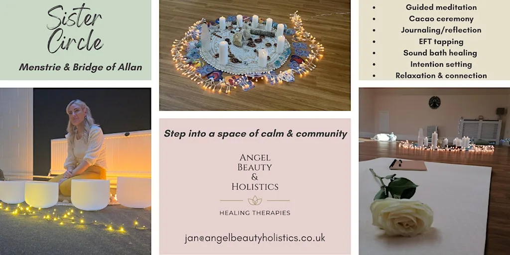 Bridge of Allan Sister Circle - cacao ceremony, sound bath, EFT, meditation at Lecropt Kirk Hall