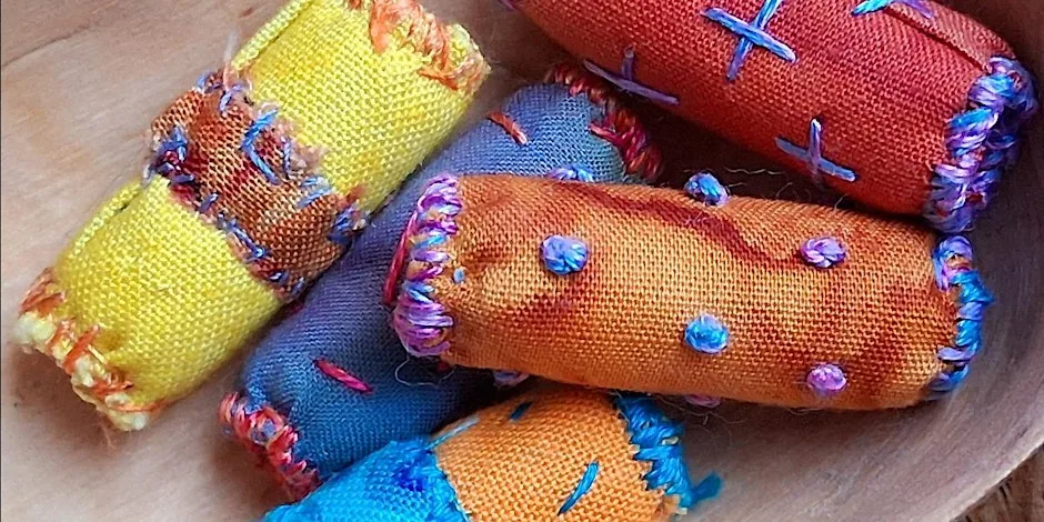 Quilted Textile Beads at Green Hill Arts