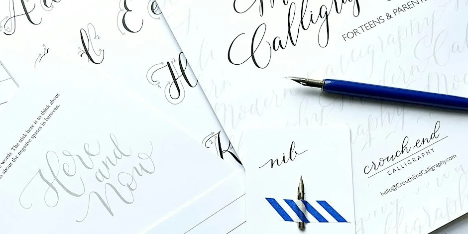 Modern Calligraphy at Muswell Hill Creatives Make & Mend Festival