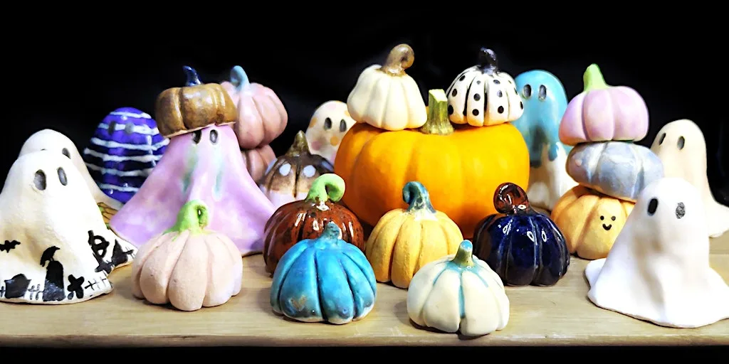 Sip & Sculpt: BYOB Pottery night Halloween at Creative Bloc