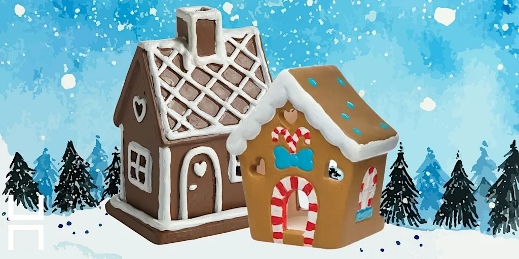 Hand-Building Pottery Workshop: Festive House Lantern (2 Sessions) at Hazlehurst Studios