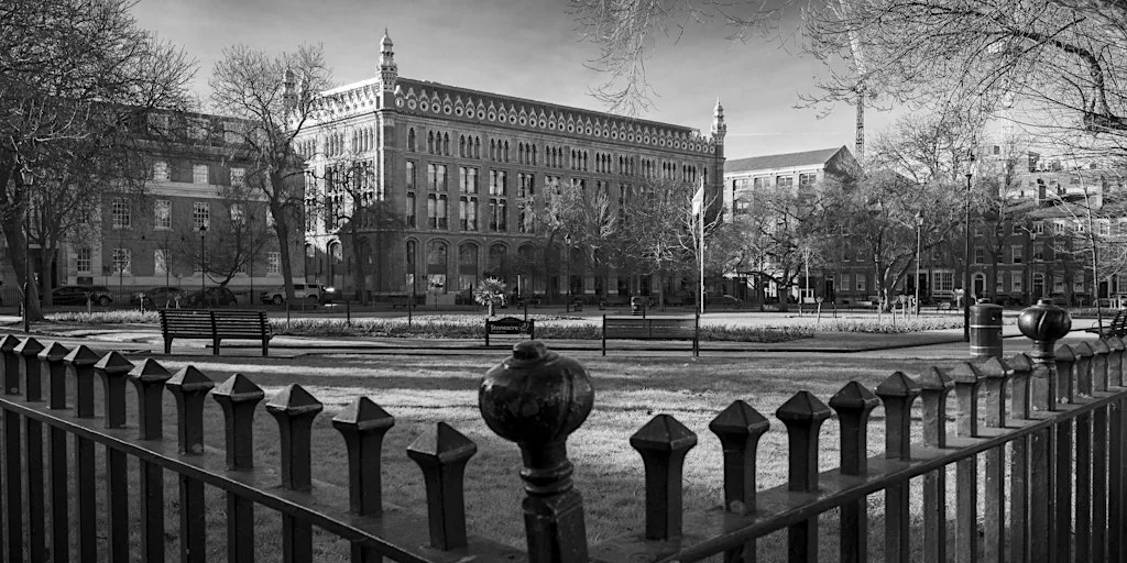 Leeds in Black and White. Photography Workshop at Park Square