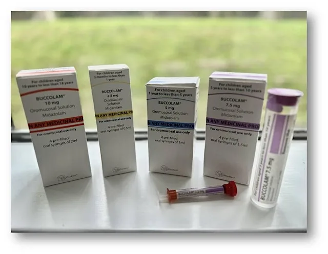 Paediatric Midazolam Training for Education staff at Stirling Community Hospital