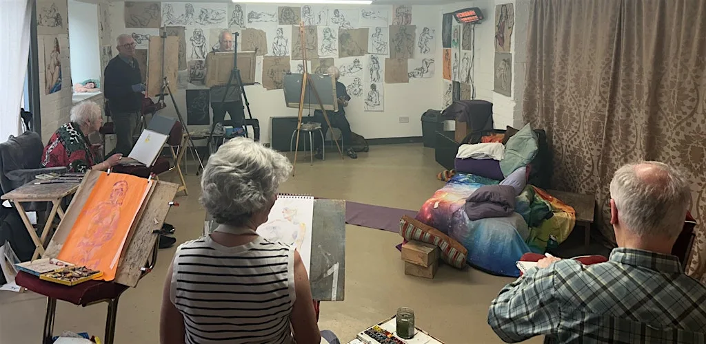 Life Drawing Wednesday 10-1pm 3 hours in the zone weekly Glasgow at Crown Point Studio