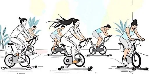 Group fitness and spin vibes in Wimbledon ... shall we sweat and smile?