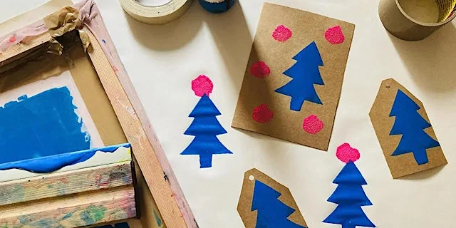 Screen Printing: Christmas Cards, Wrapping Paper & Tags at Colchester Makerspace