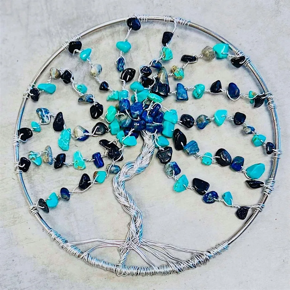 Moon shaped Wire Tree of Life at Sedgefield: The Cafe @ NETPark