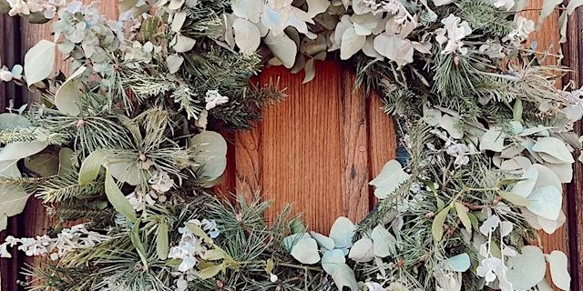 Christmas Wreath Making Workshop at Rubys Birdlip at Ruby's Birdlip